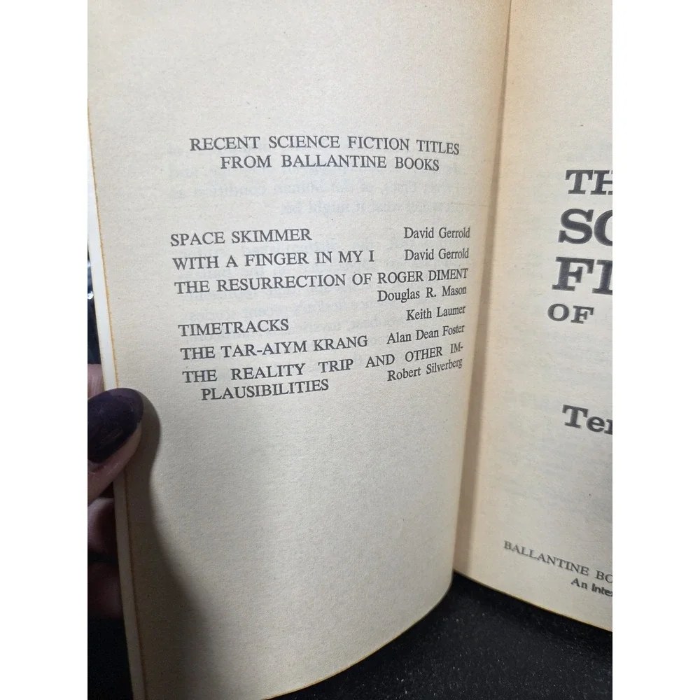 THE BEST SCIENCE FICTION OF THE YEAR #1 - EDITED BY TERRY CARR - VINTAGE 1972‎